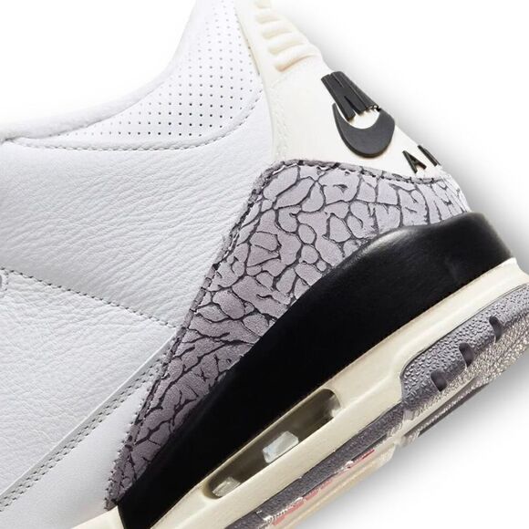 Nike Air Jordan 3 Retro White Cement Reimagined DN3707-100 Mens size 4 New - Picture 7 of 11
